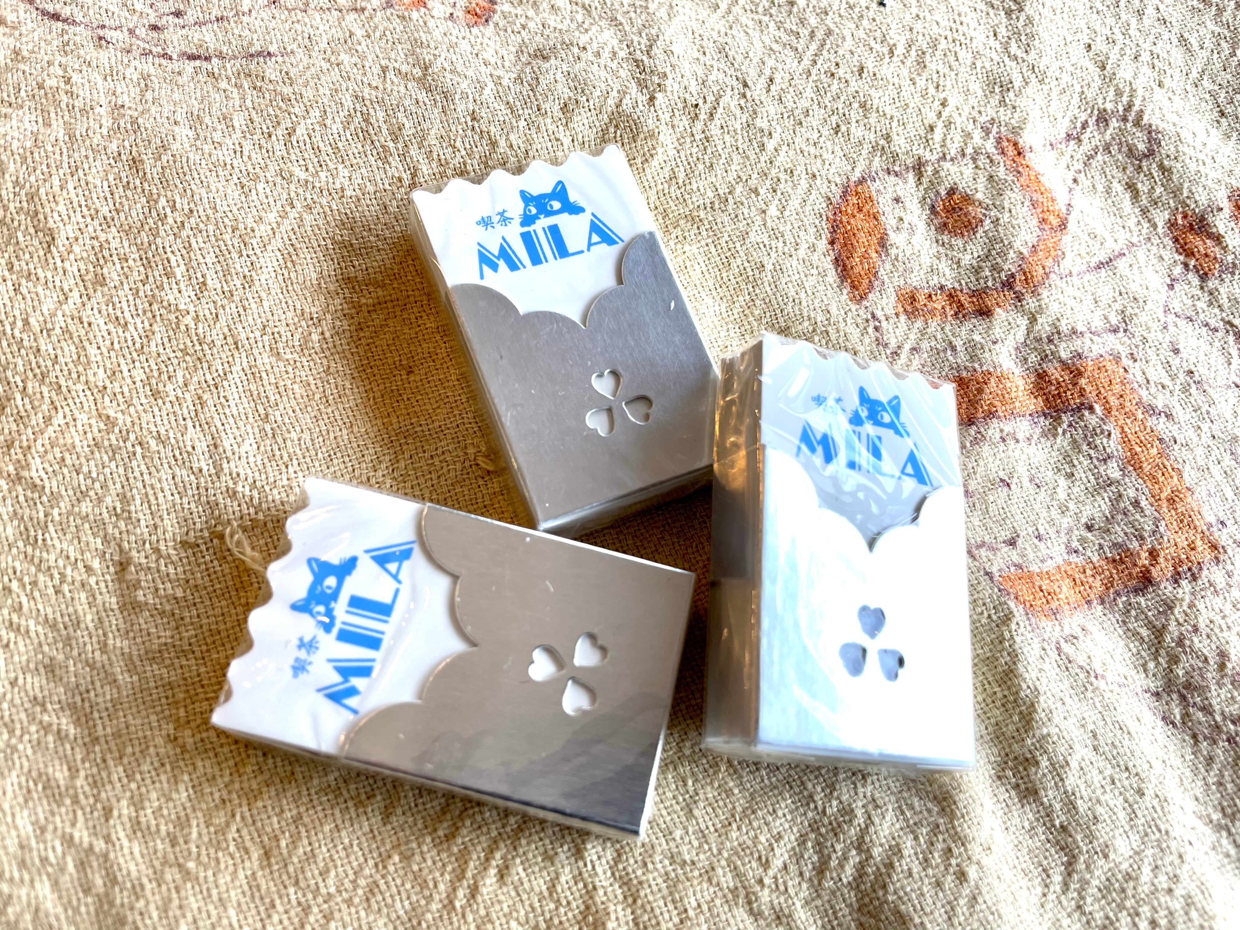 伝説の名曲喫茶「新宿風月堂」紙ナプキン レトロ喫茶店///紙ナプキンの消しゴム | 文具とデザイン すいか堂