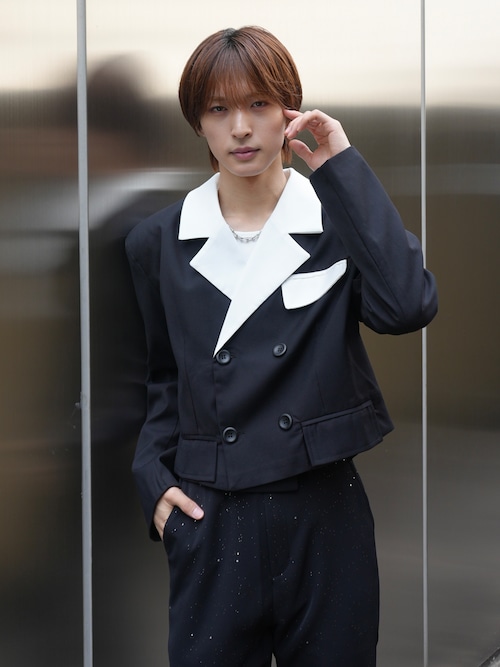 【ALUDE SELECT】design short jacket