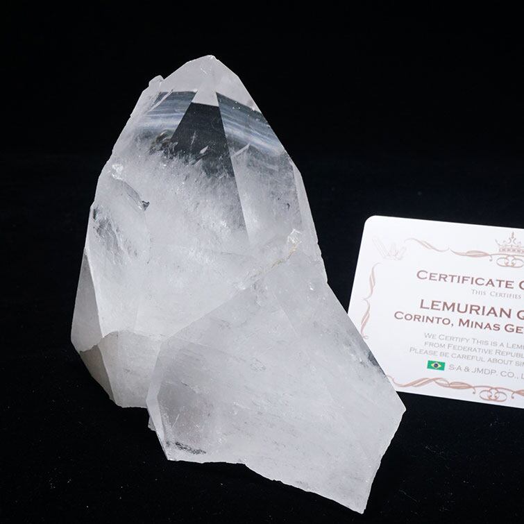 水晶 クラスター ブラジル ミナスジェライス州 コリント産 レムリアンシード 証明書付属 一点物 282-319