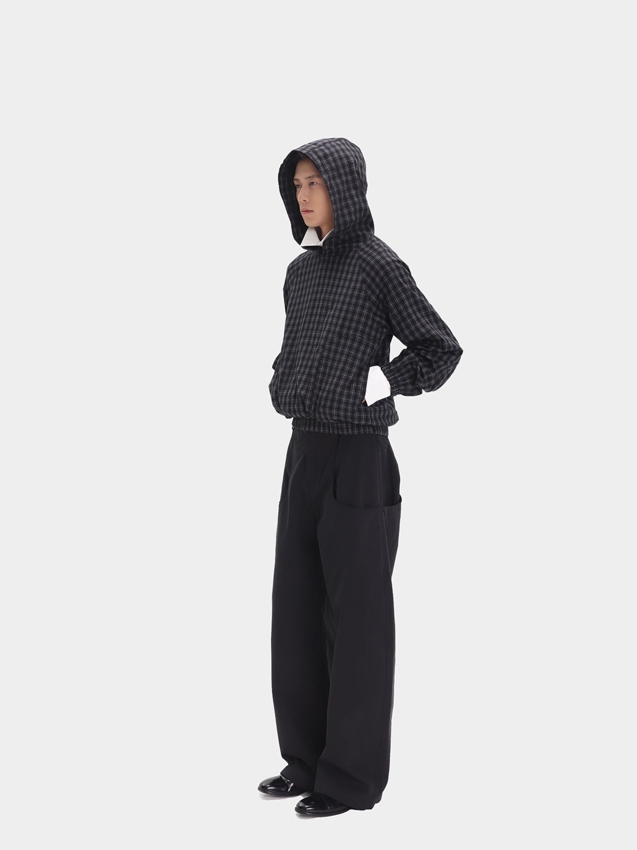 Nothingnoth 25AW Checkered Hoodie