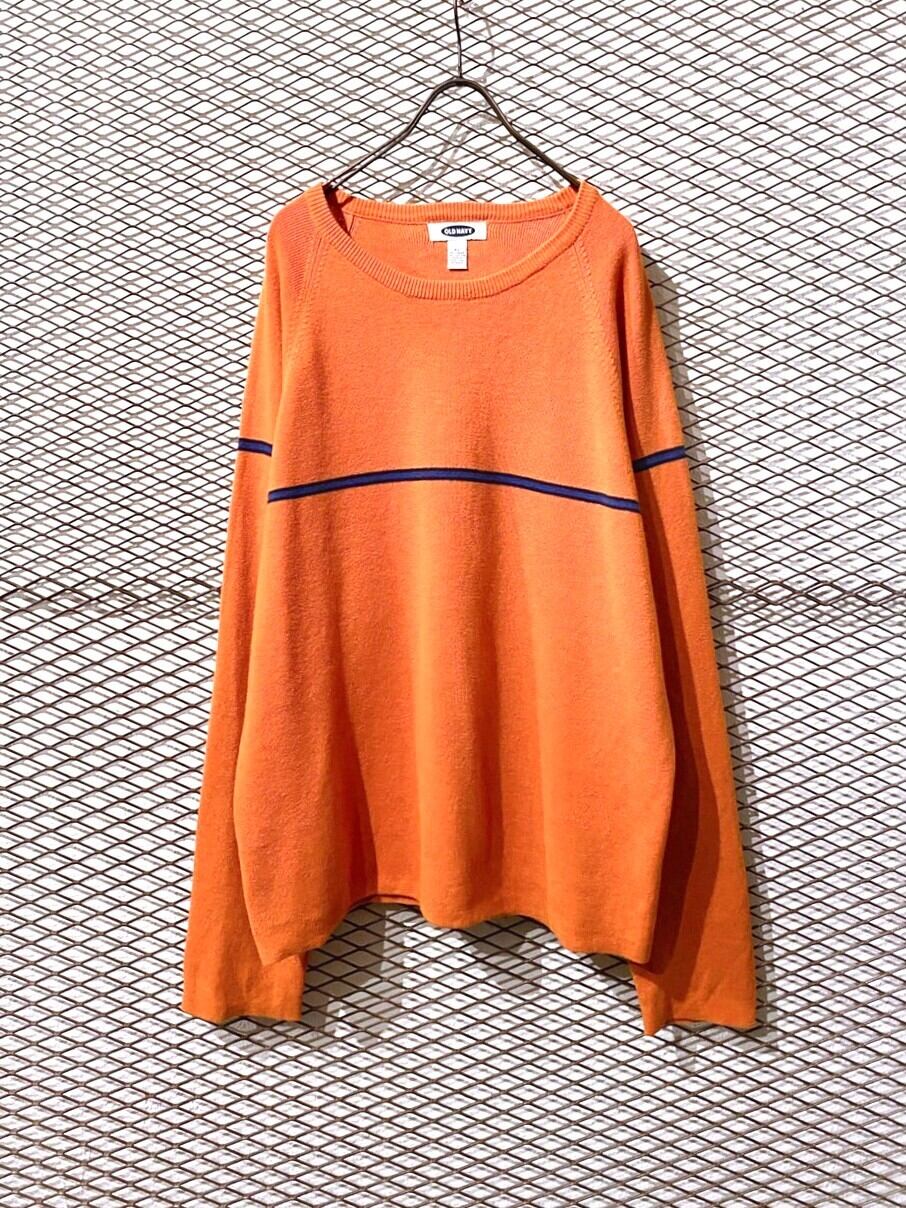 OLD NAVY - Ramie Cotton Knit (size-XL) ¥9000+tax