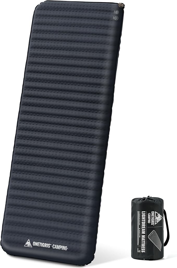 OneTigris LIGHTDREAM インフレータブルマット R値4.5 OneTigris LIGHTDREAM インフレータブルマット シングル 60秒自動膨張