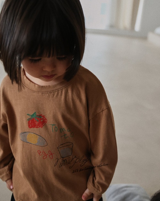 《予約》送料無料【normal play】Egg Long Sleeve Tee