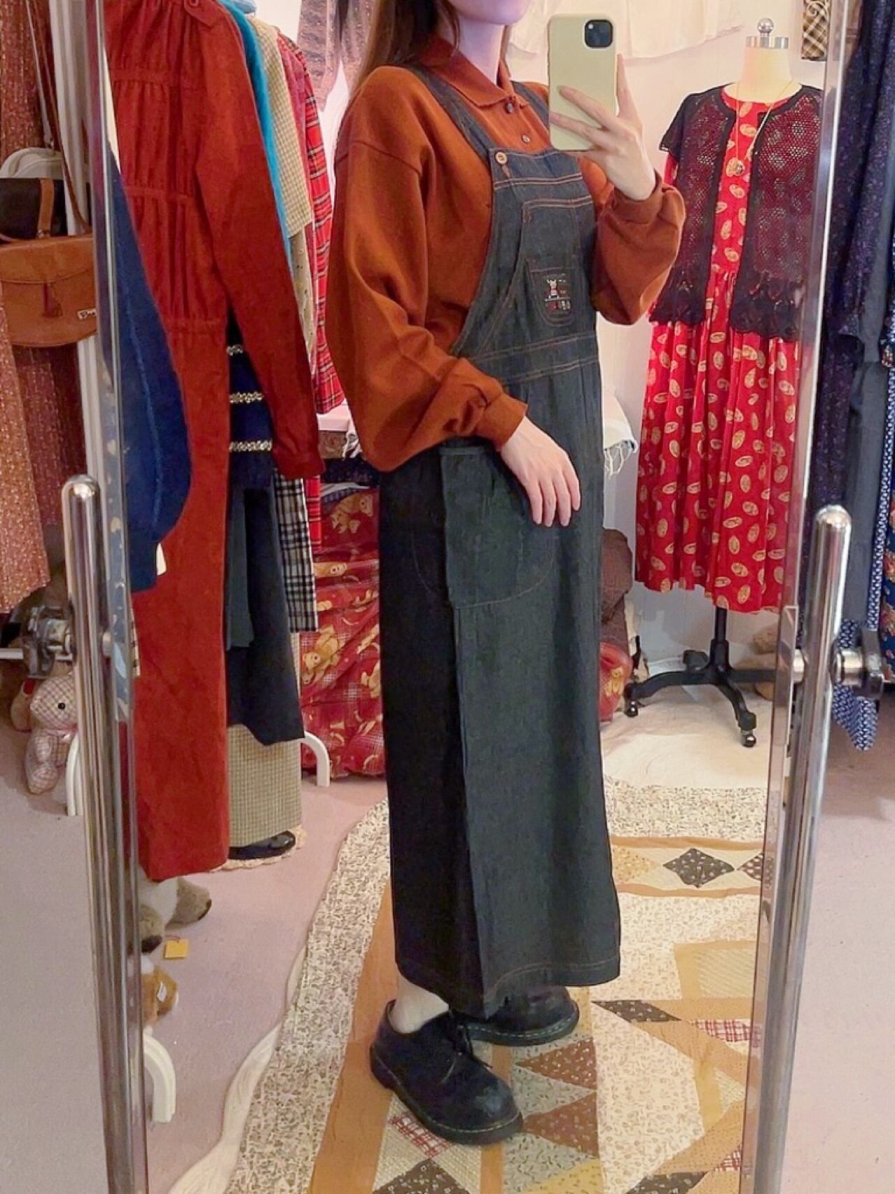 cat pocket jumper skirt