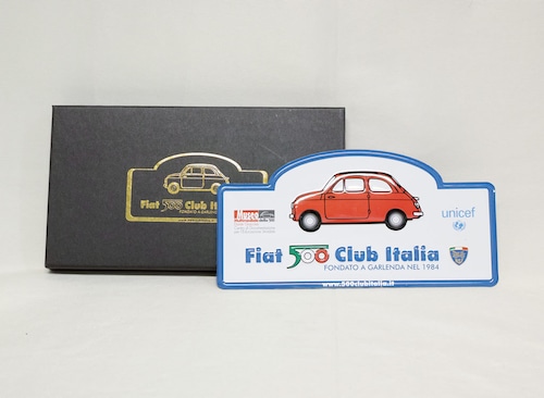 FIAT 500 CLUB ITALIA プレート