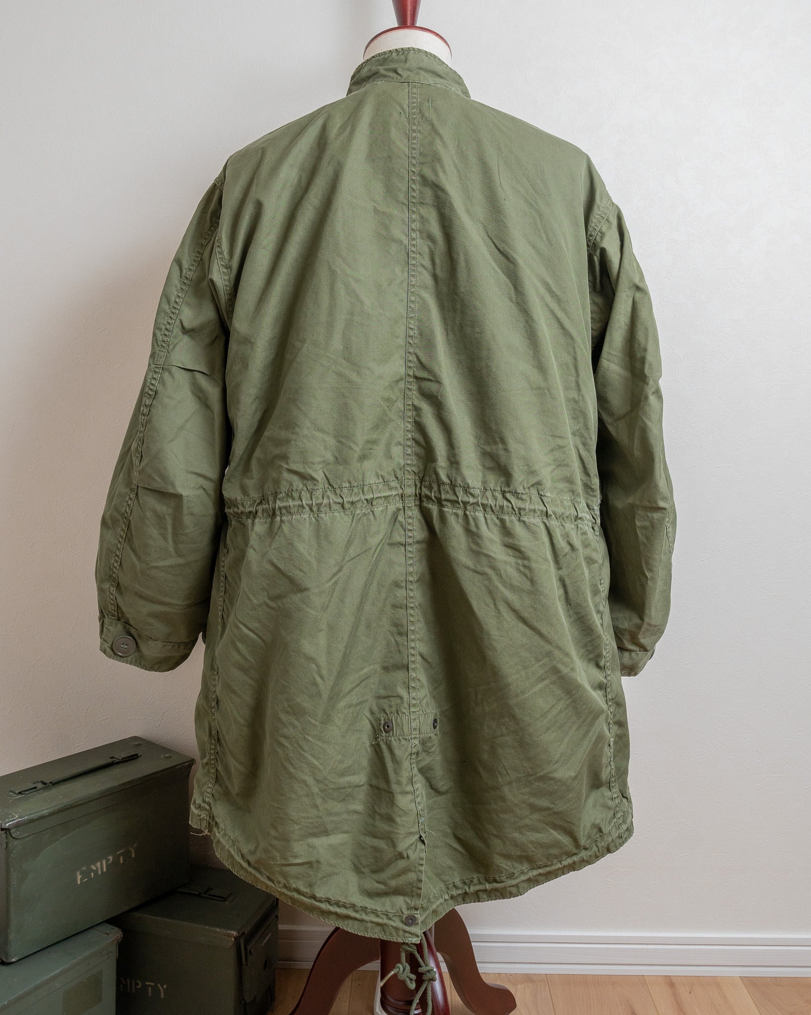 60s US ARMY M-65 フィッシュテールパーカ XS アルミジップ