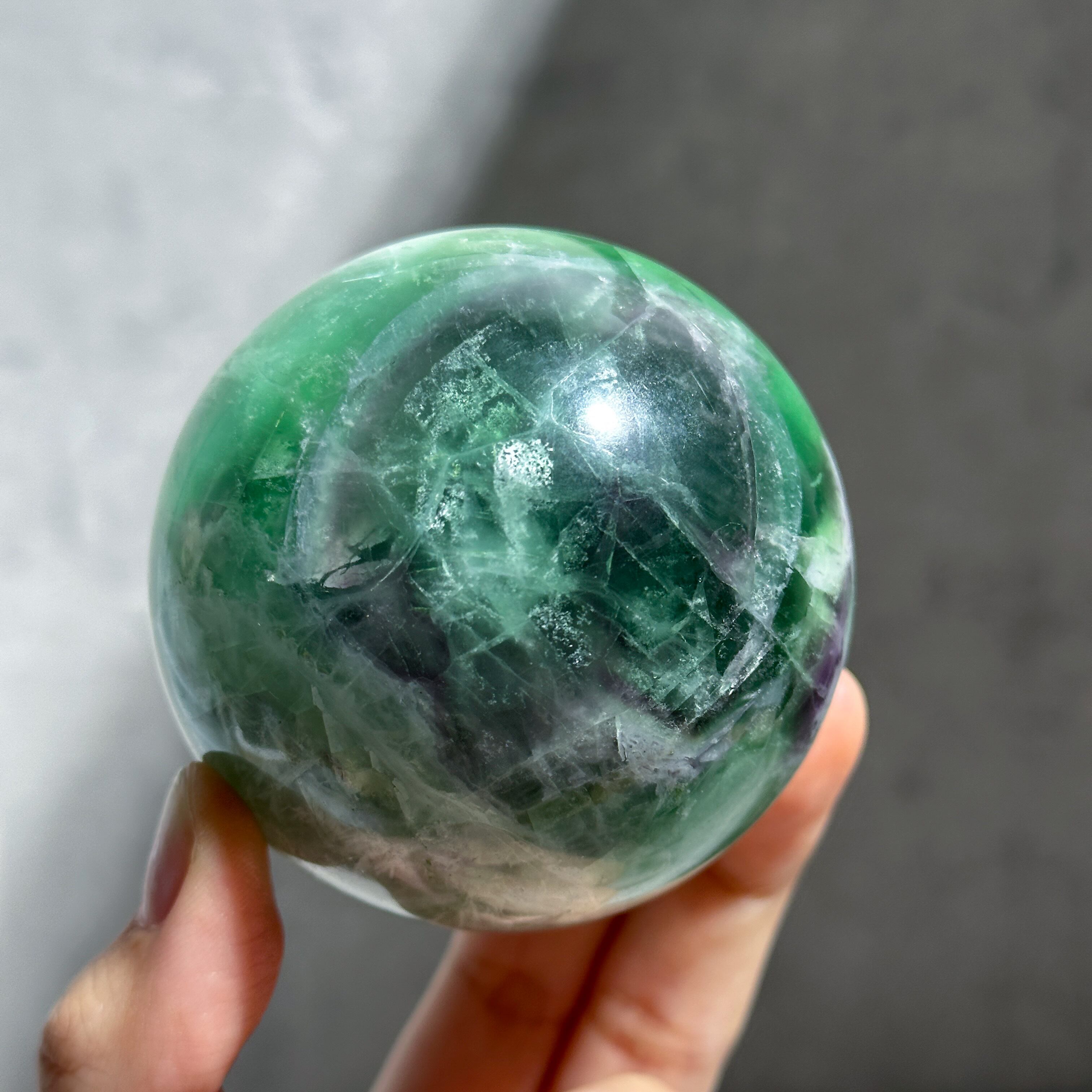 エンジェルフェザーフローライト スフィア22◇ Angel Feather Fluorite