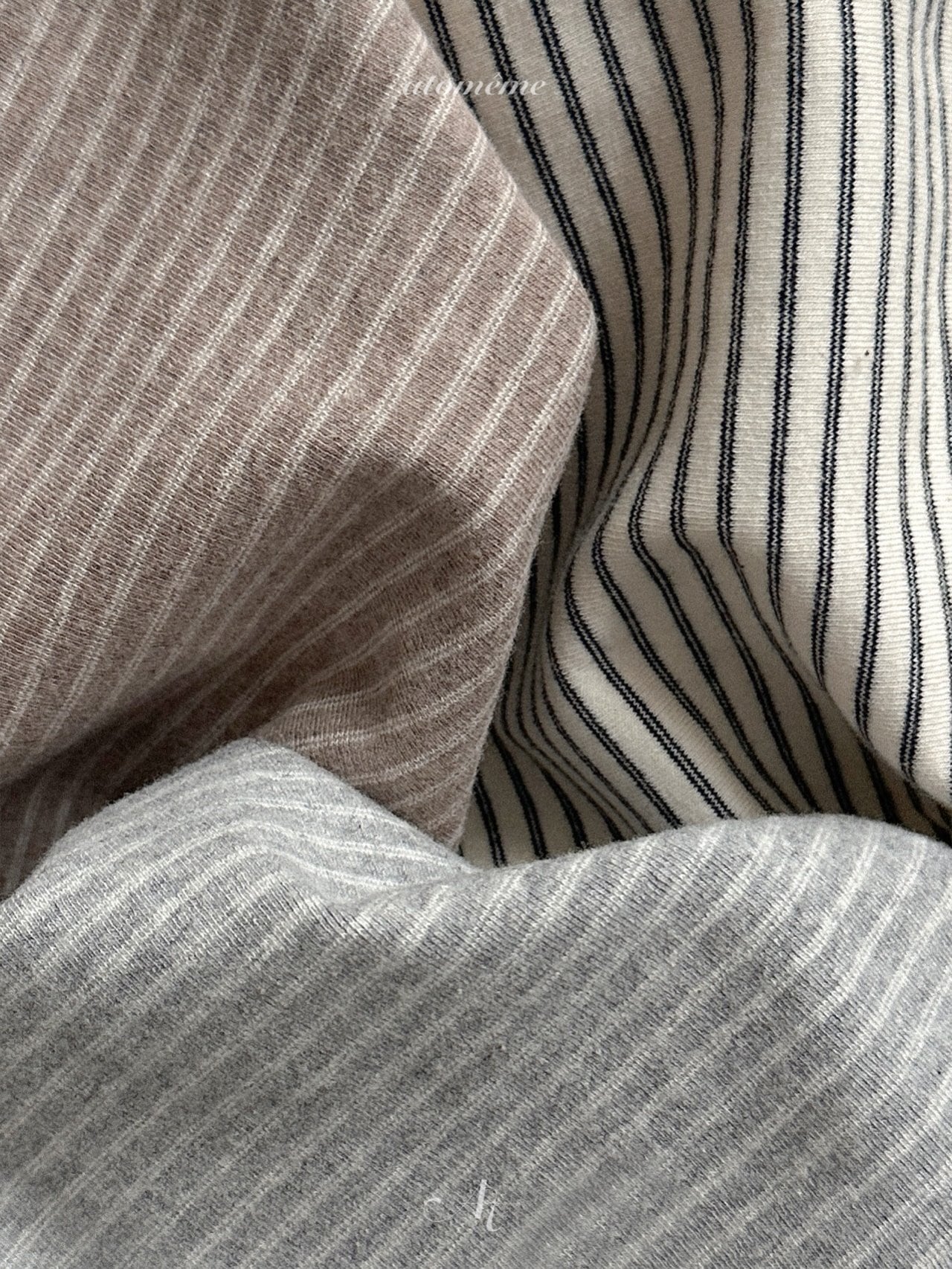 【即納】Iro  stripe T-shirts / atomeme