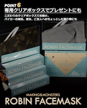 ROBIN FACEMASK /チェック ブルー