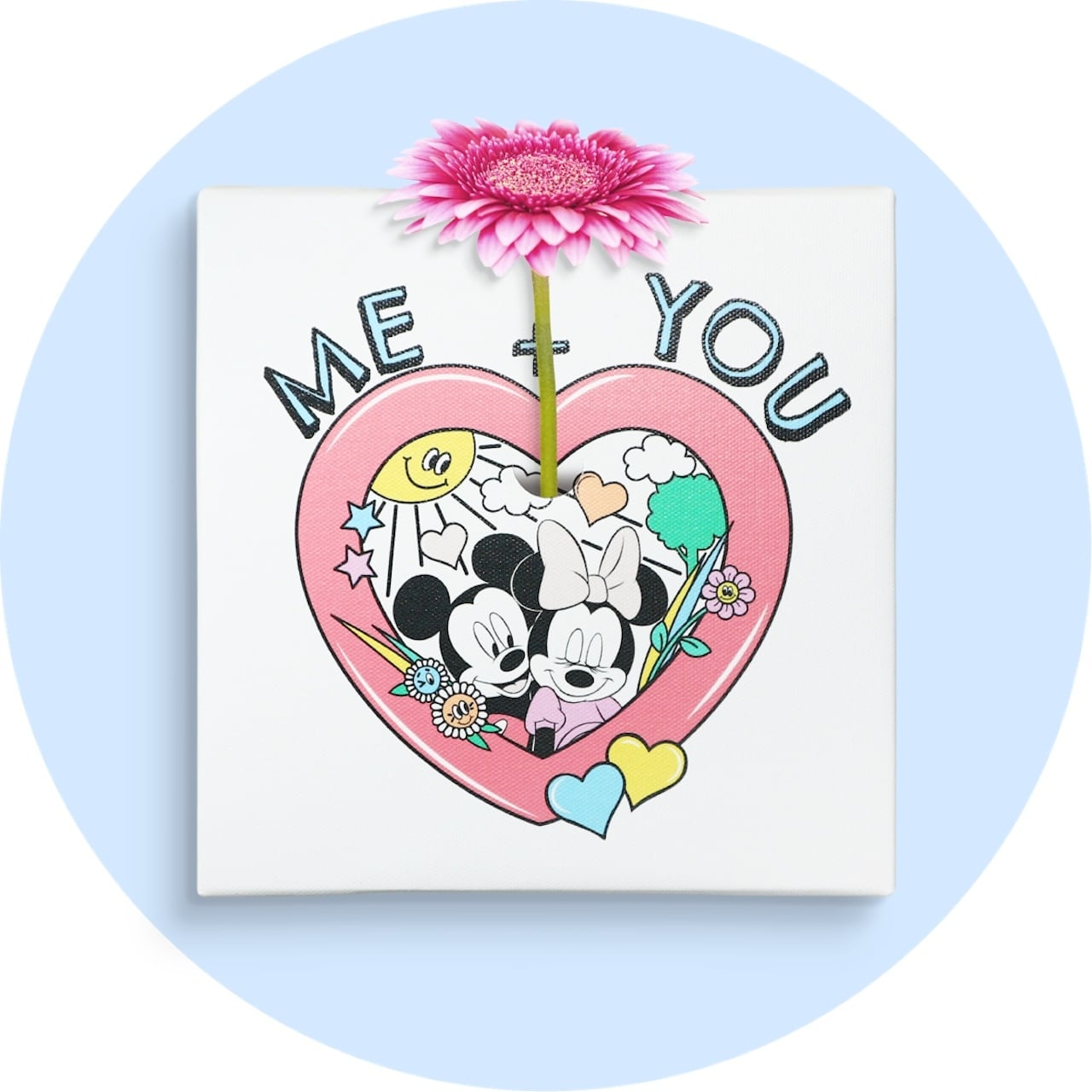 ディズニー アートパネル ミッキー ミッキーマウス 一輪挿し IKE-DSNY