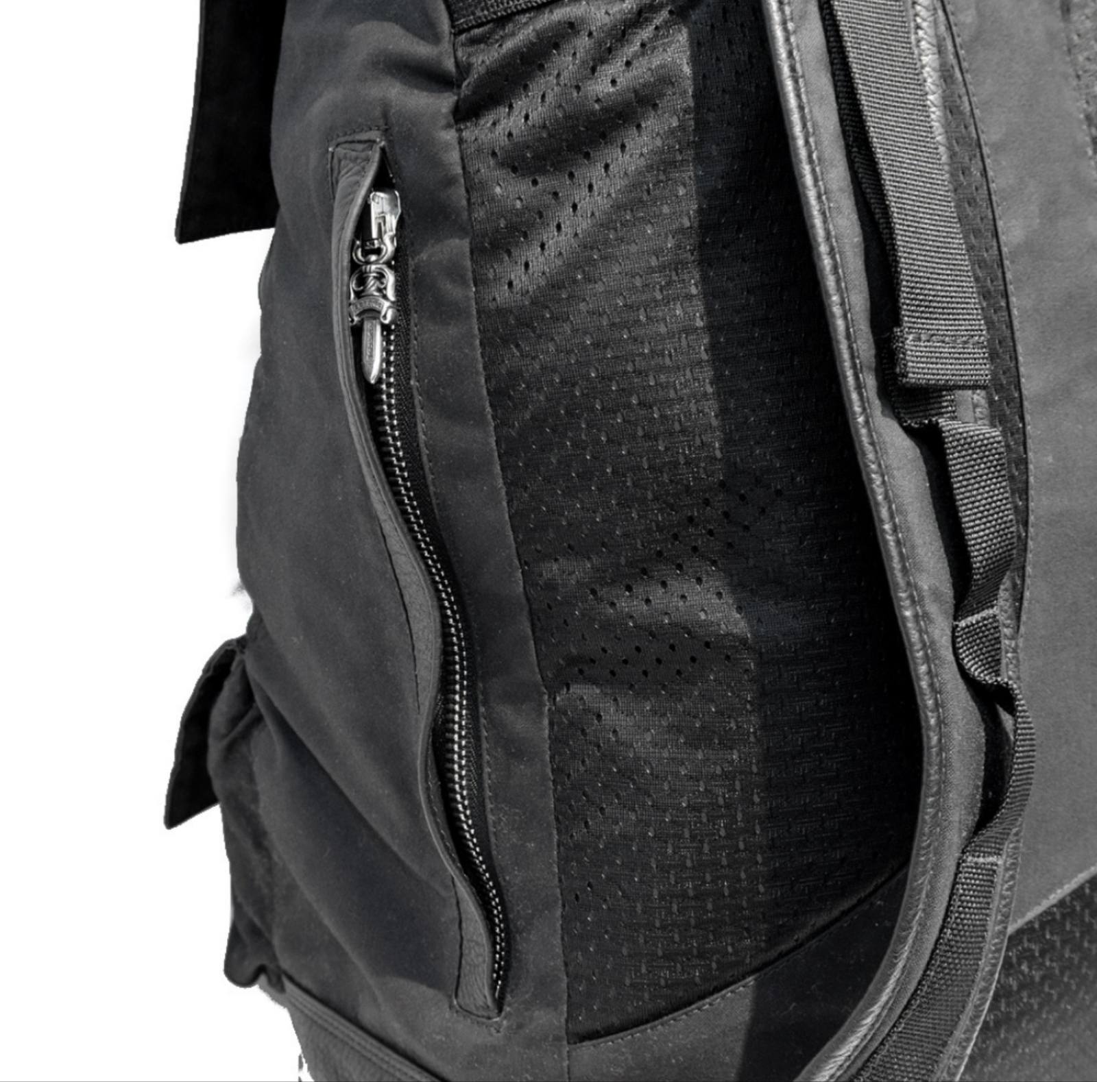 CHROME HEARTS クロムハーツ レザー コットン バックパック リュック