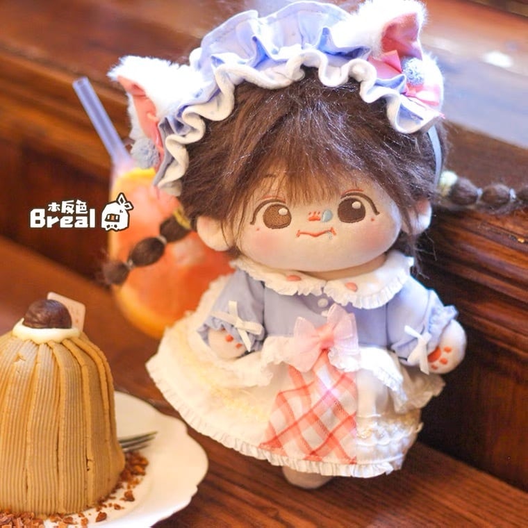 20cmぬい服】猫島ハーブコーデ 20cm着せ替えぬいぐるみ用 お洋服｜fuji