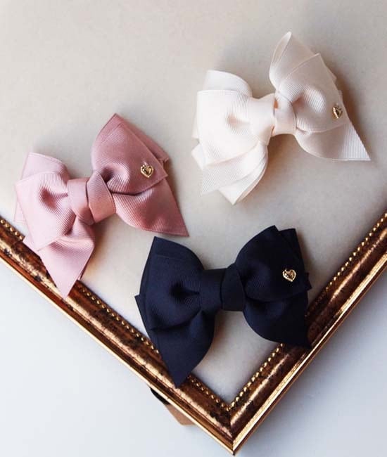 CLOSE SALE★bb0049- バレッタ《シャルマンリボン》