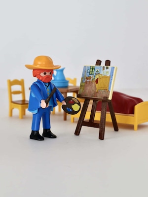 【訳ありセール】 プレイモービル 「ゴッホの寝室」 ゴッホ美術館 / 【SALE Damaged】 Playmobil "The Bedroom" 70687 Van Gogh Museum