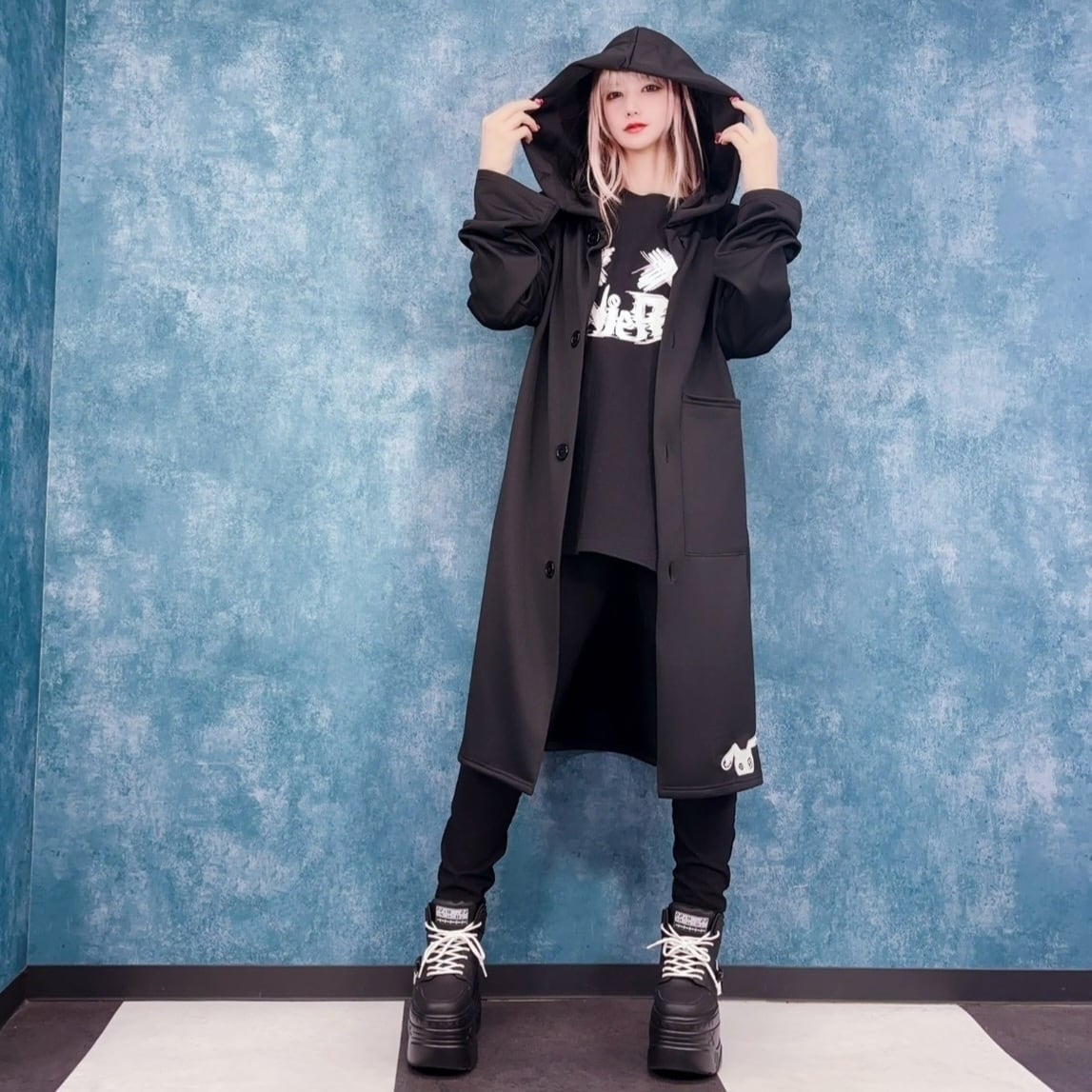 MEN'S春秋用4POCKET軽量BLACK LONG COAT | NIER CLOTHING