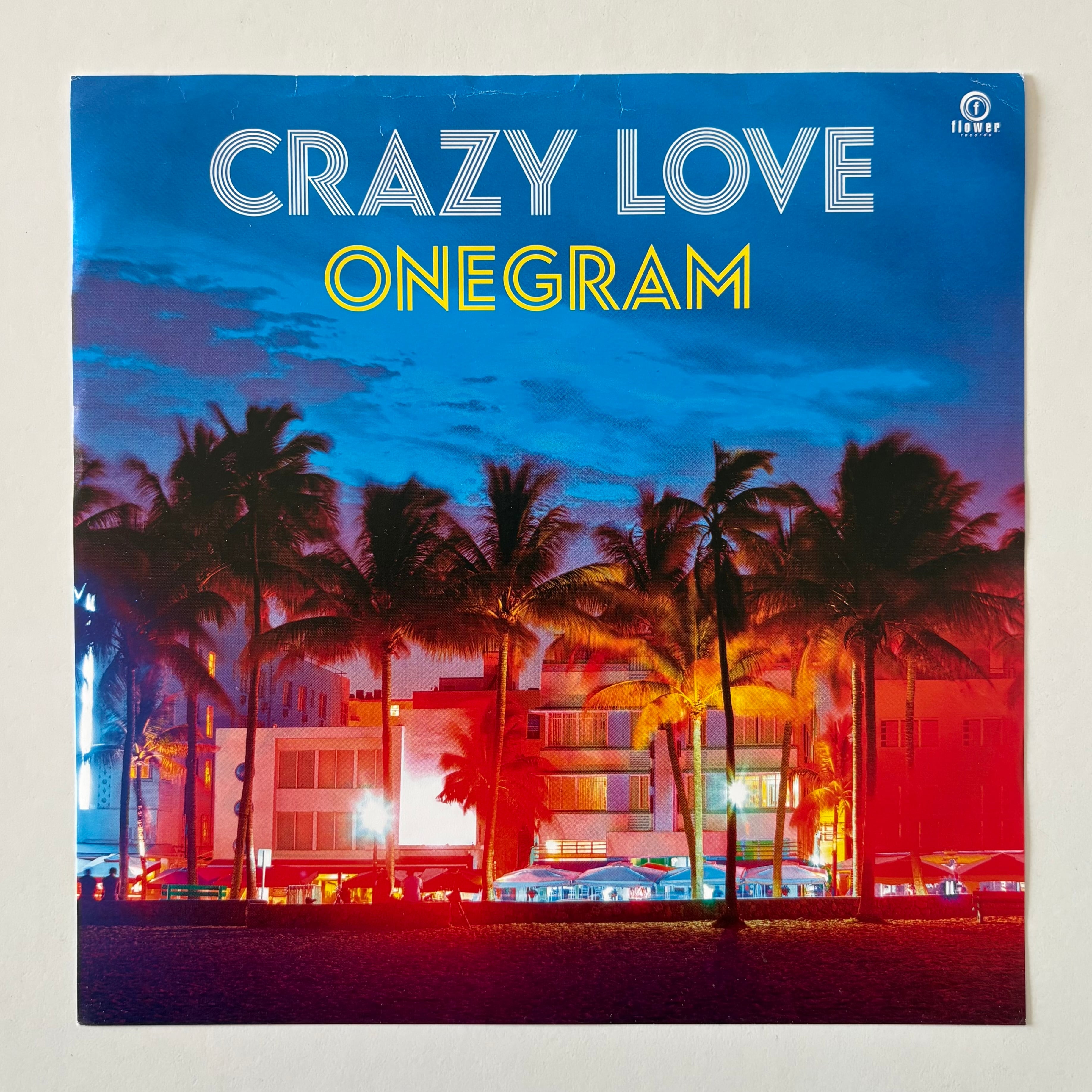 新品未開封 廃盤 ONEGRAM – Crazy Love 7inch カヴァー ONEGRAM / CRAZY LOVE(7