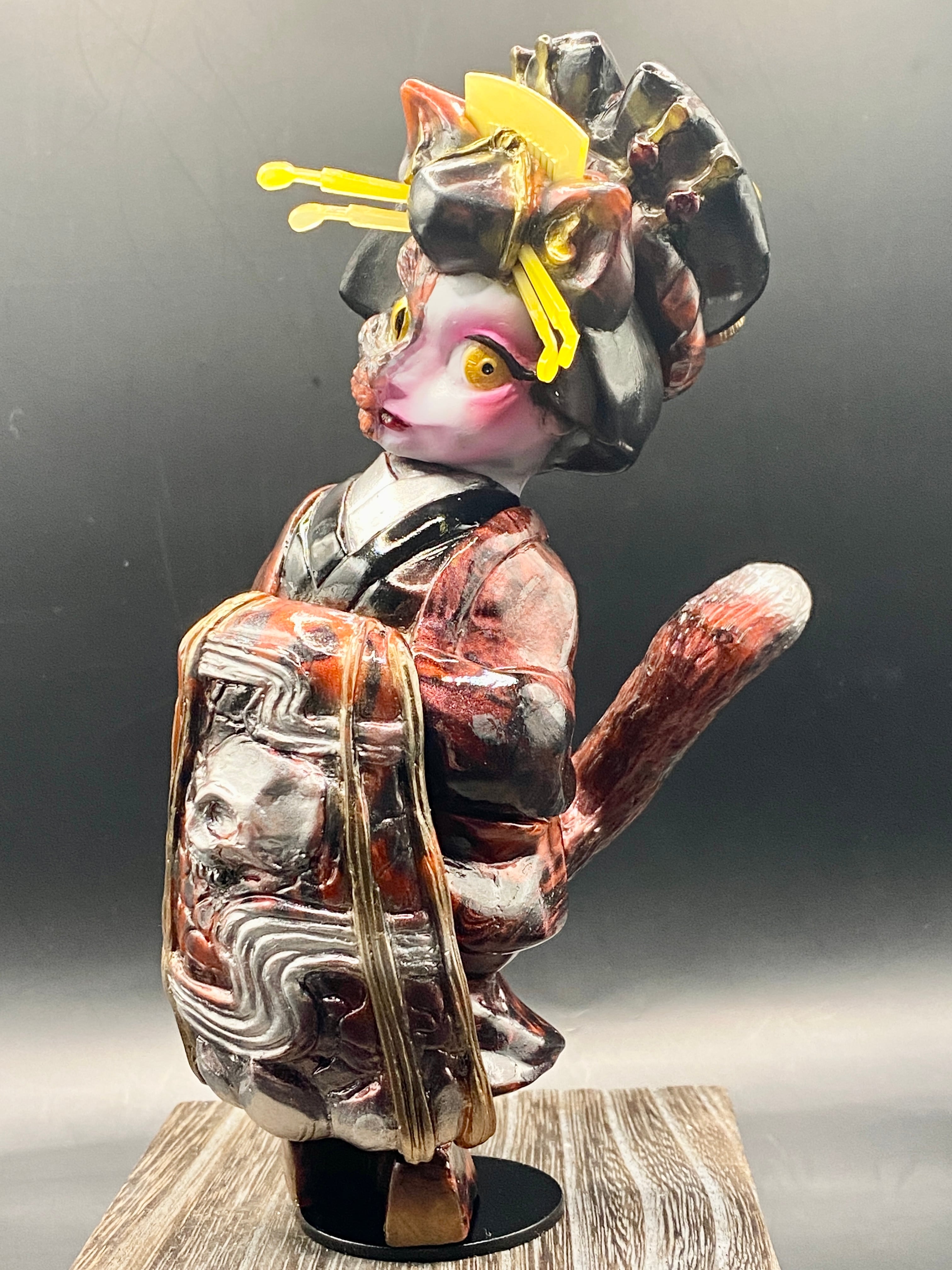 ヒカリトイズ 化猫遊女 地獄太夫 ソフビ　フィギュア 物ノ怪少女 化猫遊女〜地獄太夫 | ヒカリトイズ