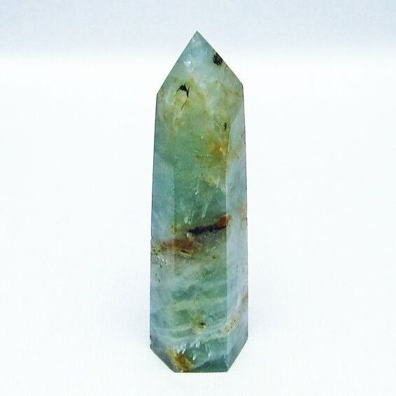 エンジェルフェザー フローライト 六角柱 蛍石 原石 一点物 142-5518