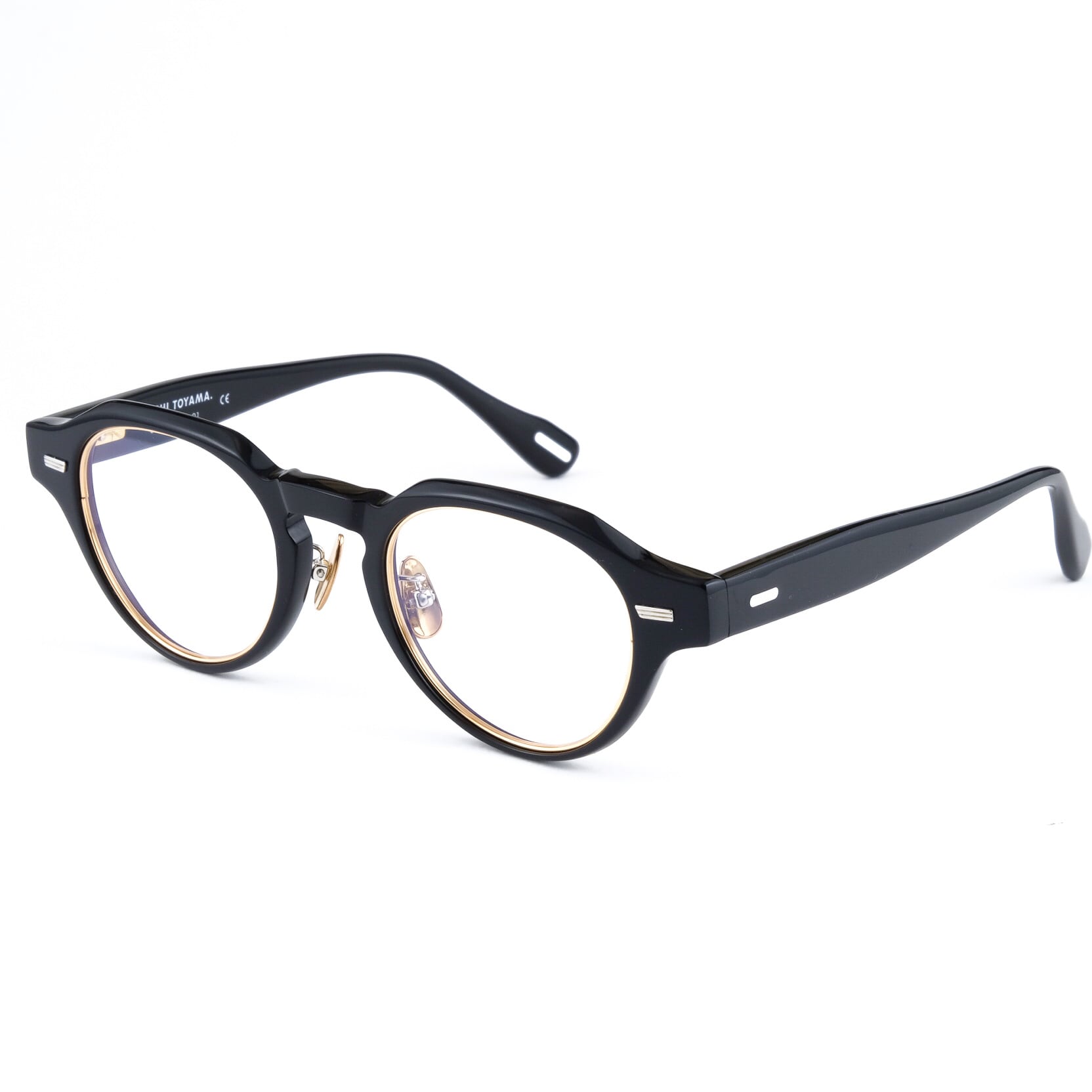 YUICHI TOYAMA ユウイチトヤマ メガネ U-129/BLACK GOLD | livra eyewear