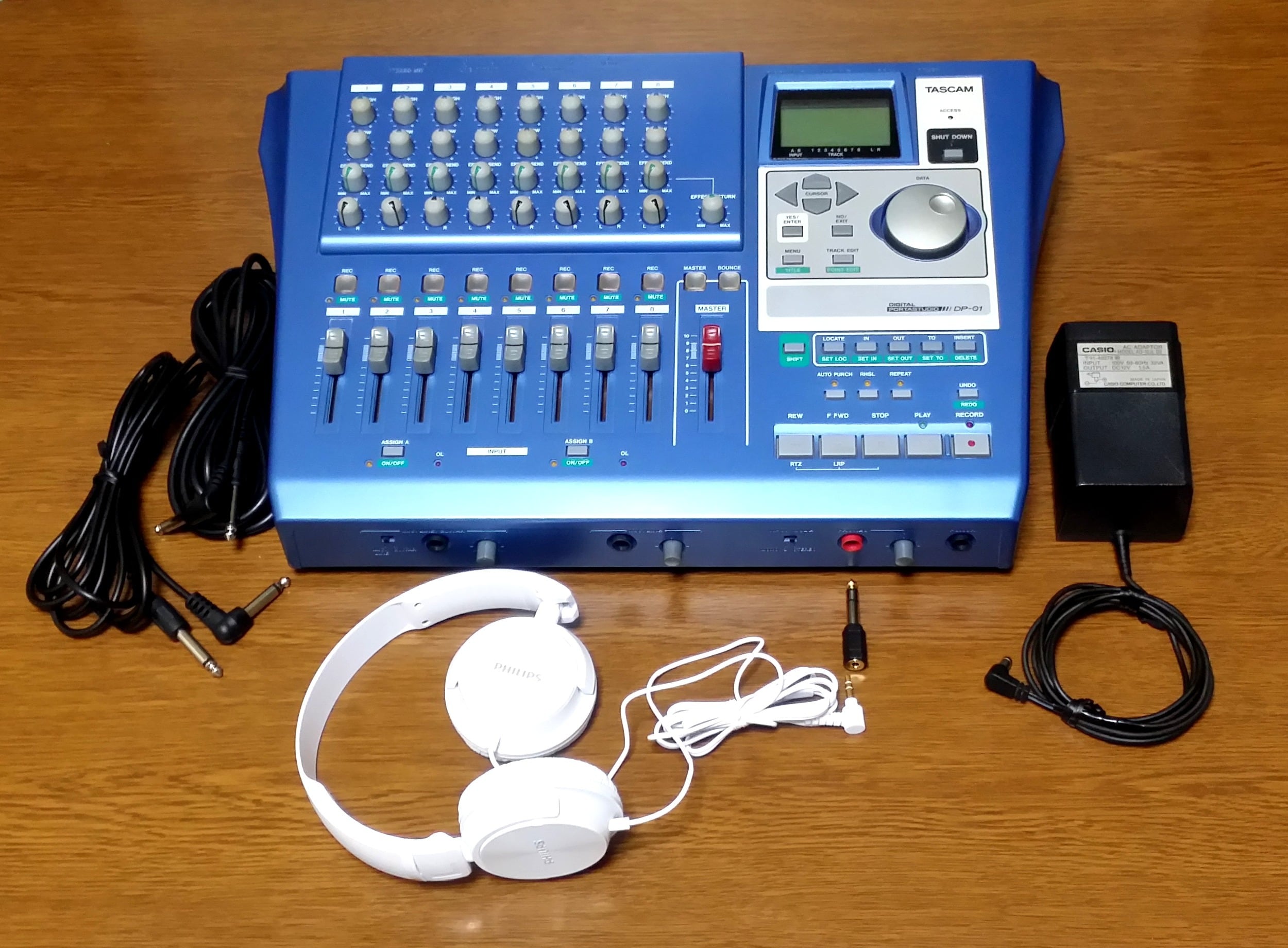 DIGITAL PORTASTUDIO TASCAM DP-01 録音・編集良好・完動品 | MTR PRO SHOP