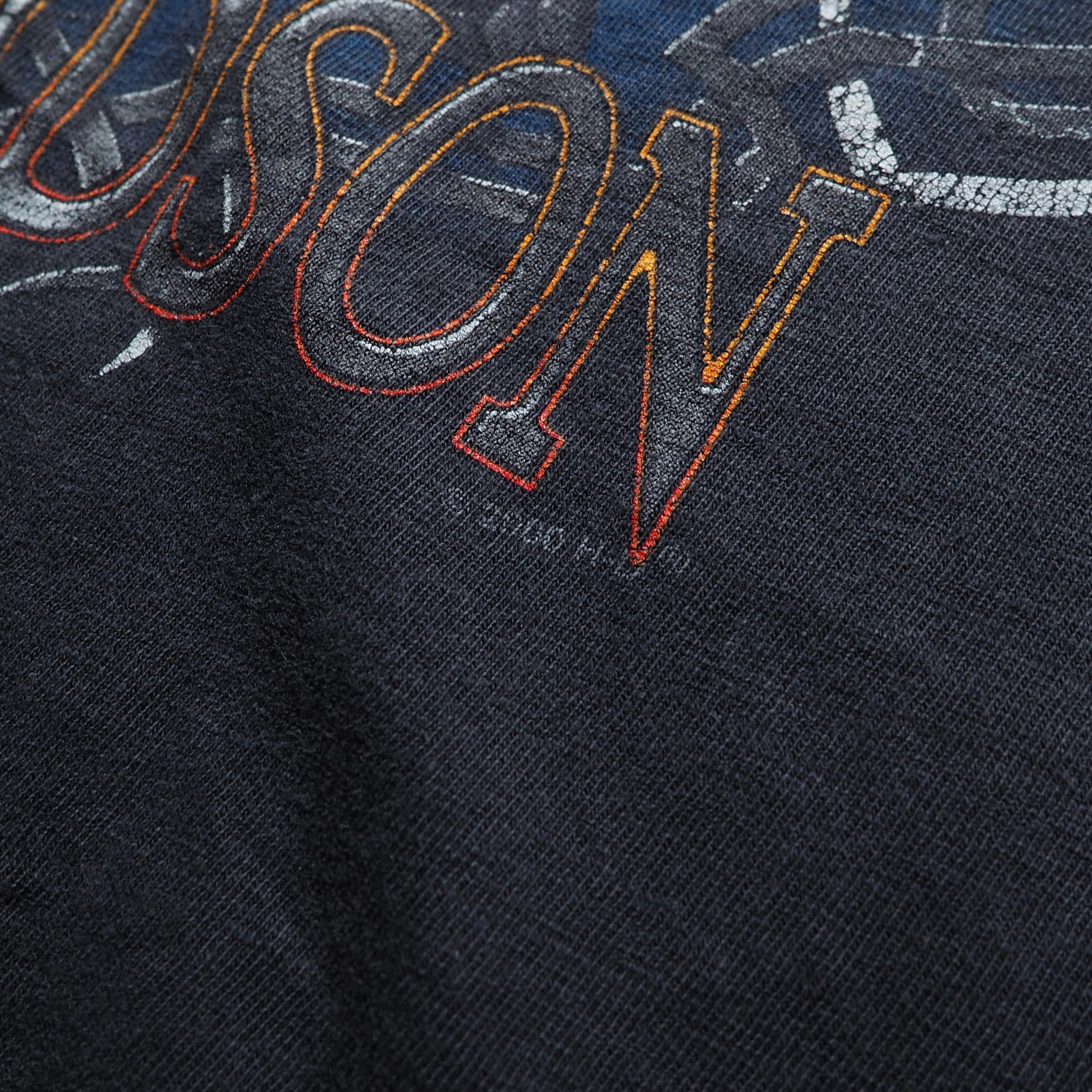 ” Harley-Davidson ” Aging fade printed loose Tank top Tee