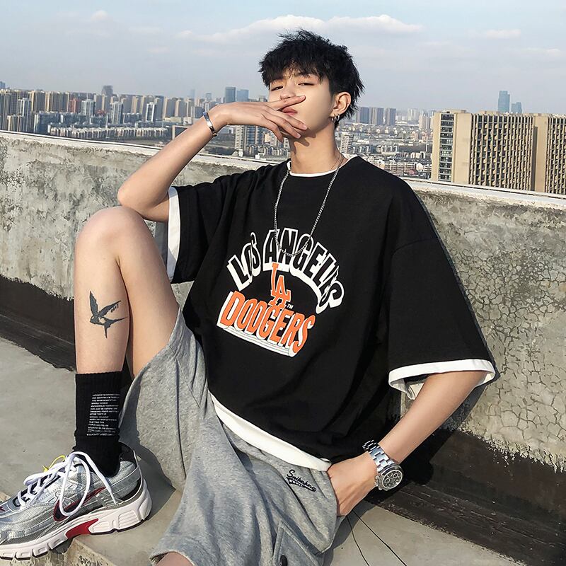 全3色 Tシャツ カットソー プリント カジュアル おしゃれ