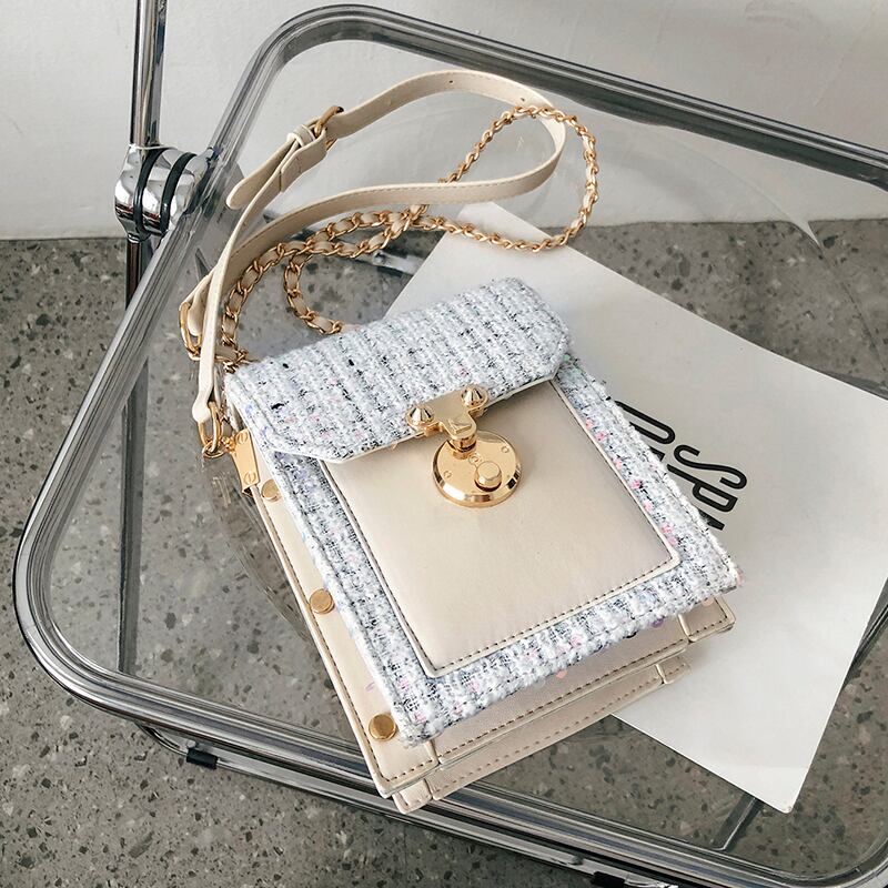 ネットセレブレディーススモールバッグウエスタンスタイル女性バッグ2020新しい流行のファッションチェーンショルダーバッグワイルドメッセンジャー電話バッグ 手作りハンドバック73219143935