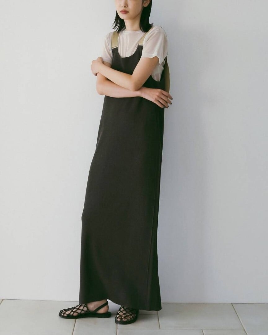 anuke(アンヌーク) Salopette Knit Onepiece | サウスオレンジ｜メンズ