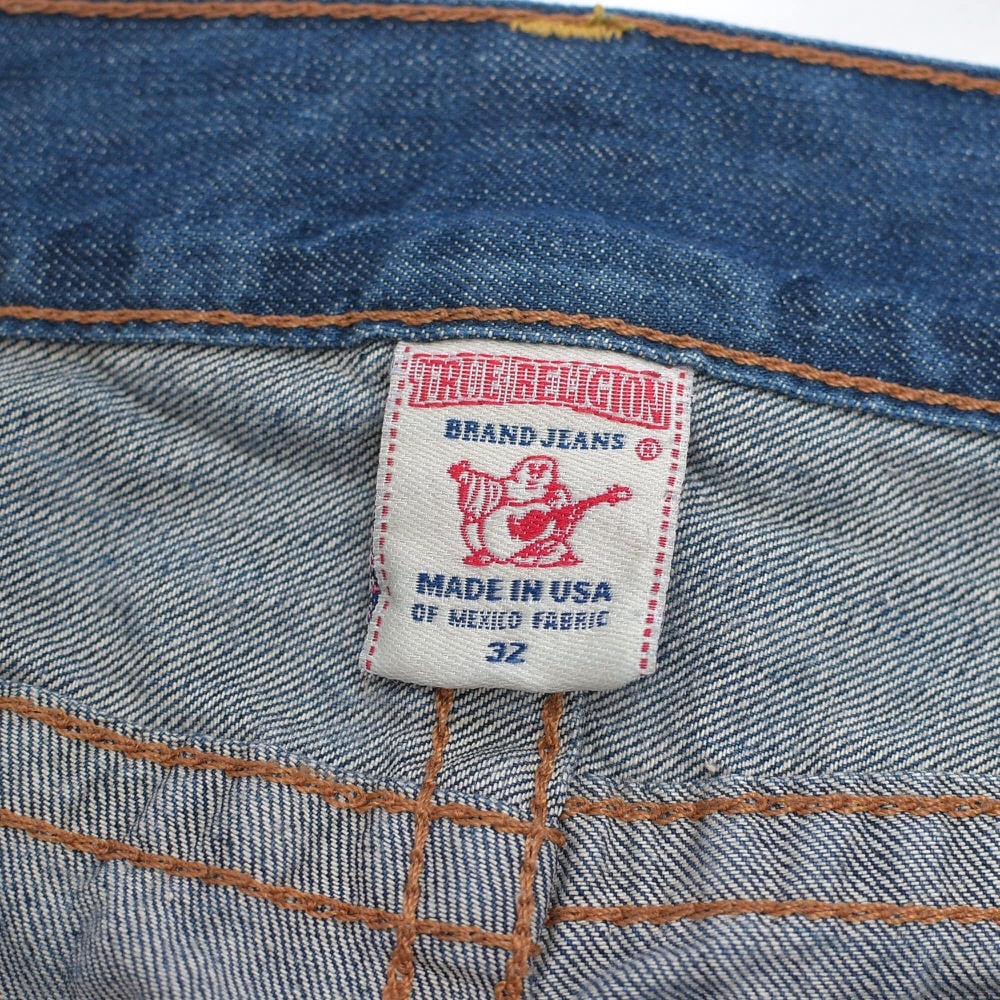 00s～ USA製 True Religion トゥルーレリジョン カットオフ デザイン