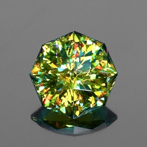 Star Rose Cut™️ 】光を編む星、夜空に咲く 0.62ct 天然 スフェーン