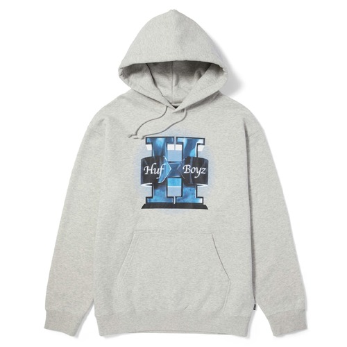 ハフ スウェットパーカー HUF BOYZ P/O HOODIE GREY [並行輸入]