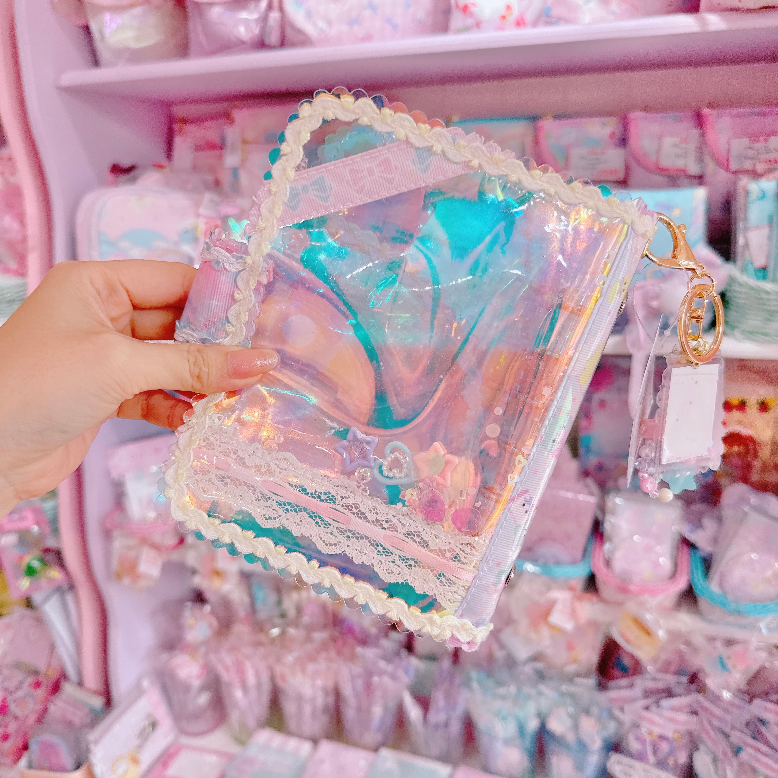 【K2】81-5キラキラA7シール帳（６穴）