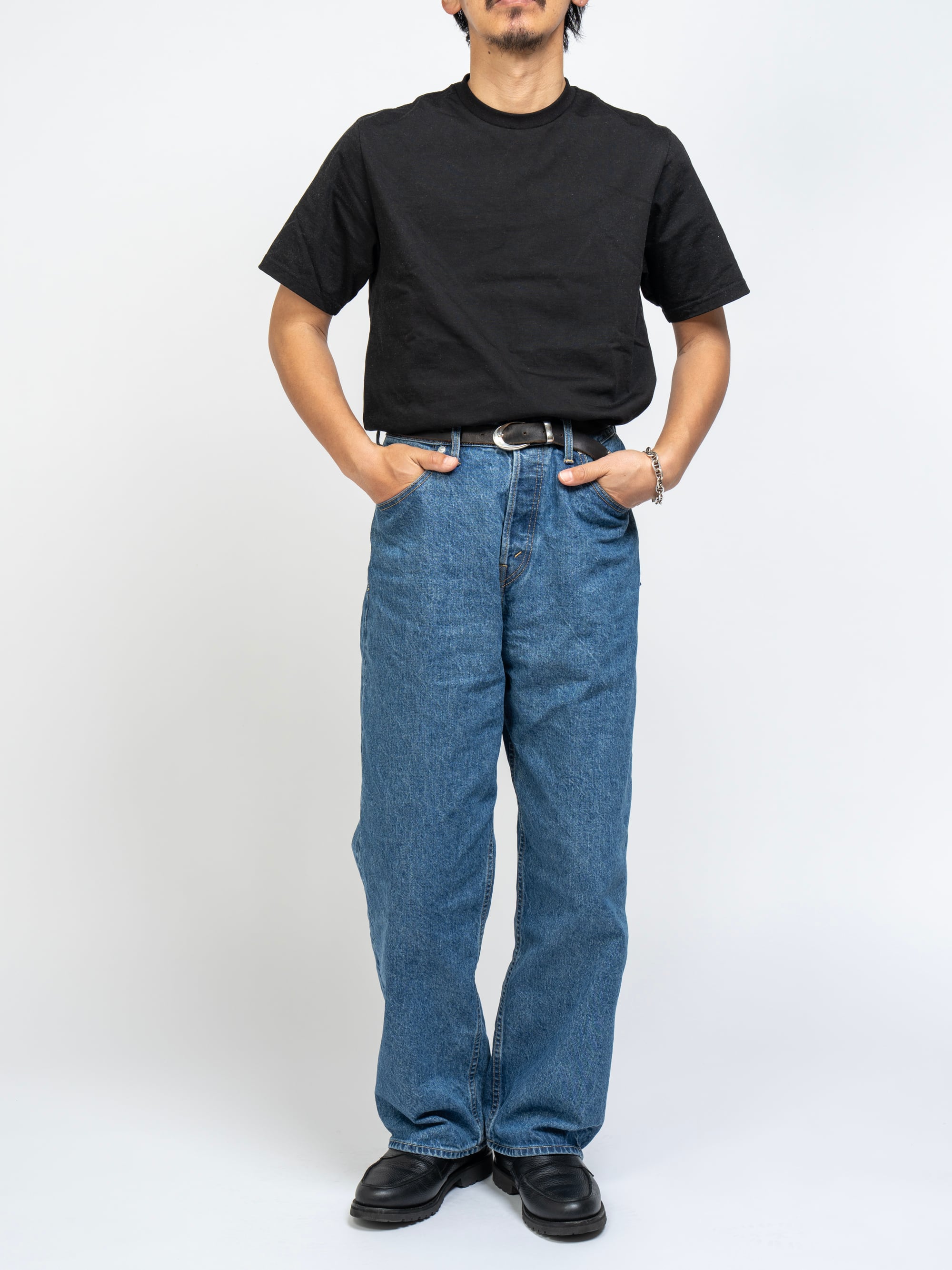 【新品】OVY Blue Baggy Denim Pants Mサイズ KAJA Blue Baggy Denim Pants | OVY