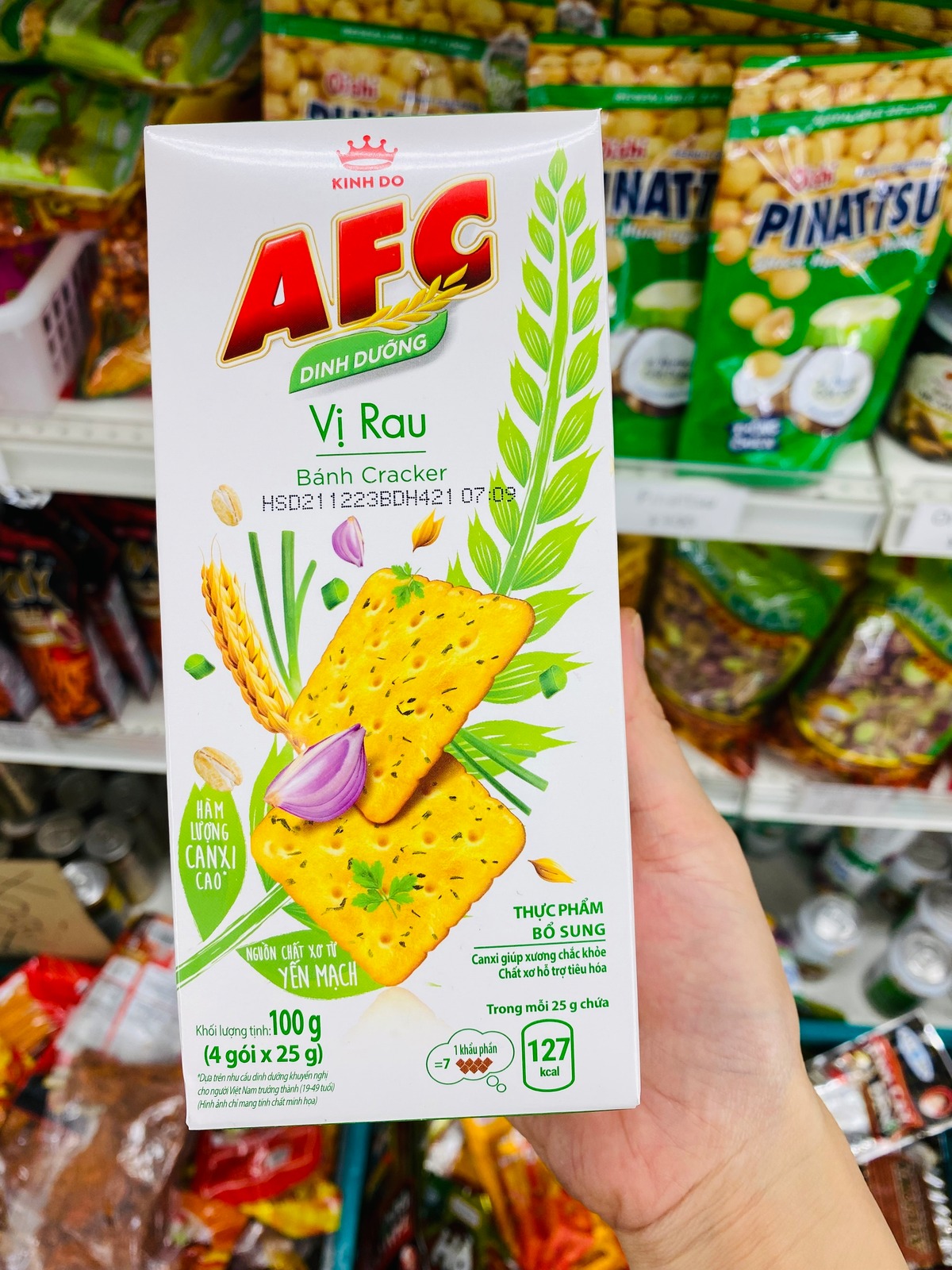 Bánh AFC vị rau nhỏ | xuxu93