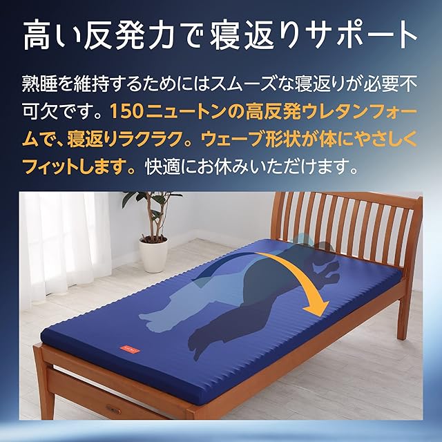 nishikawa 【 西川 】 エニーマット マットレス シングル 高反発
