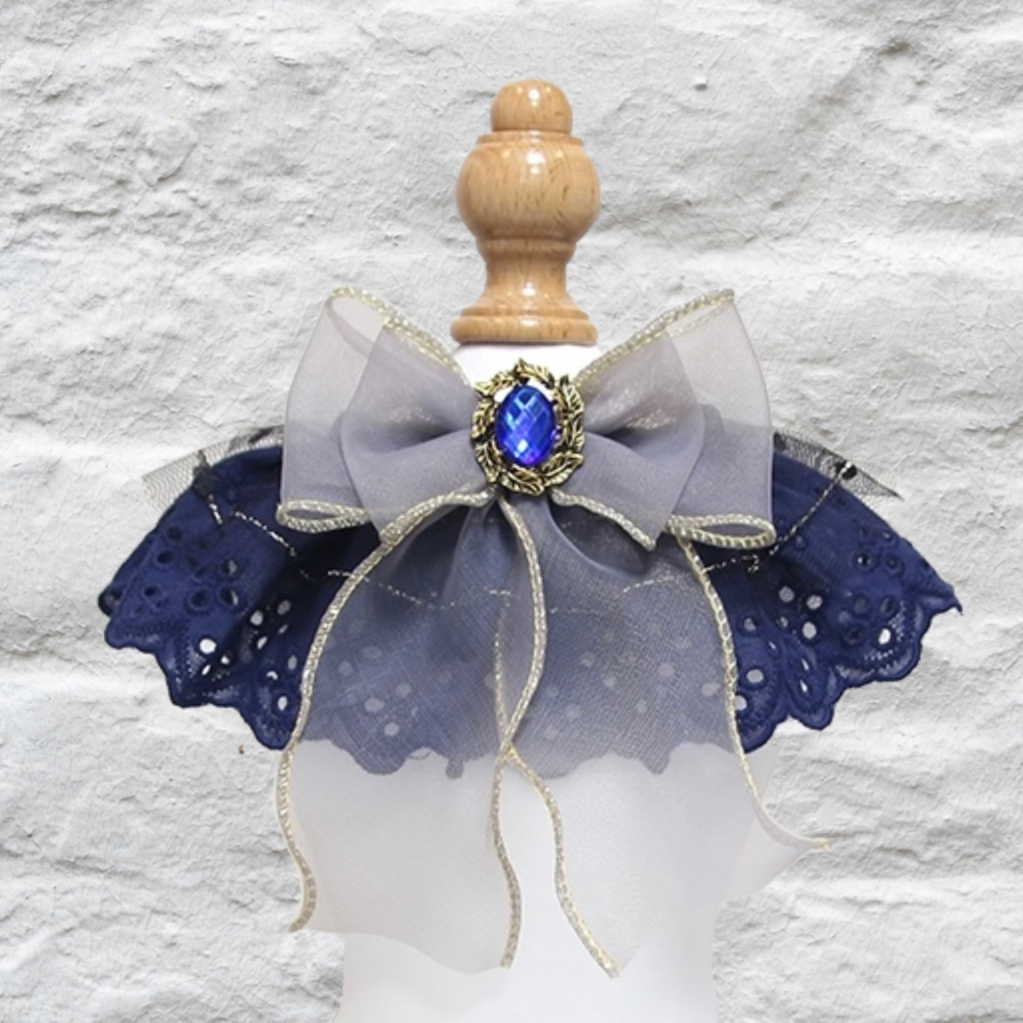 ROYAL RIBBON エプロン 猫 リボン 付け襟 猫グッズ | nyanpets