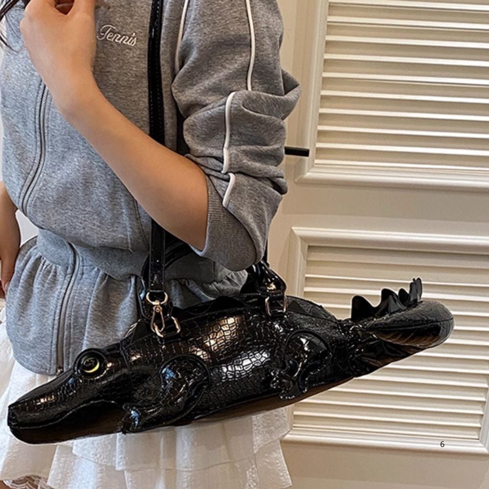 立体クロコダイルバッグ E00563 | EMMA GRAND