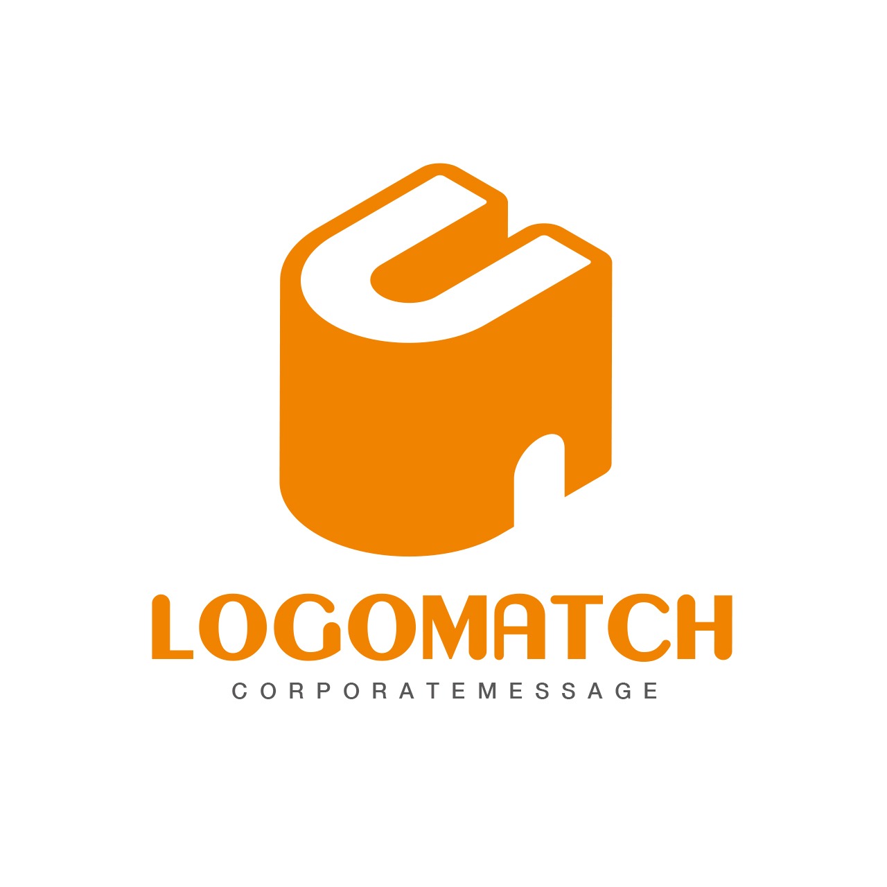 安心で包み込むUの家のロゴ