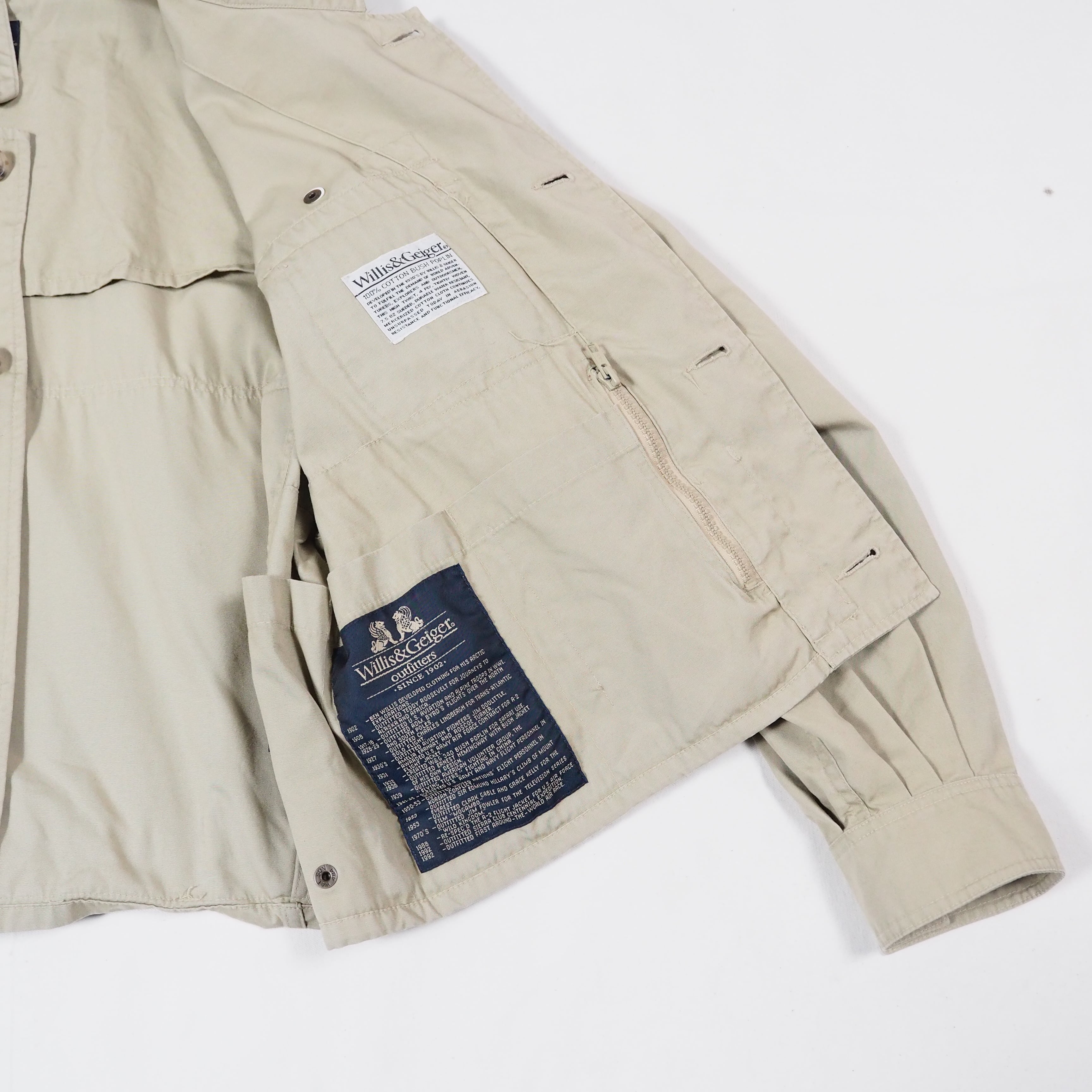 Willis and Geiger bush poplin Eizenhower fishing jacket M Willis and Geiger bush poplin Eizenhower fishing jacket M