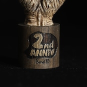 "2nd Anniv" SUPER BIG KEYHOLDER - serial.10/BROWN