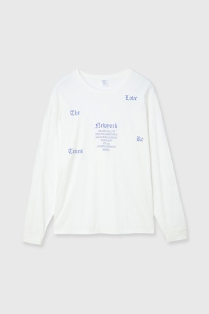 CREDONA PARMANENT L/S TEE パーマネントロングスリーブT The Love Time Re