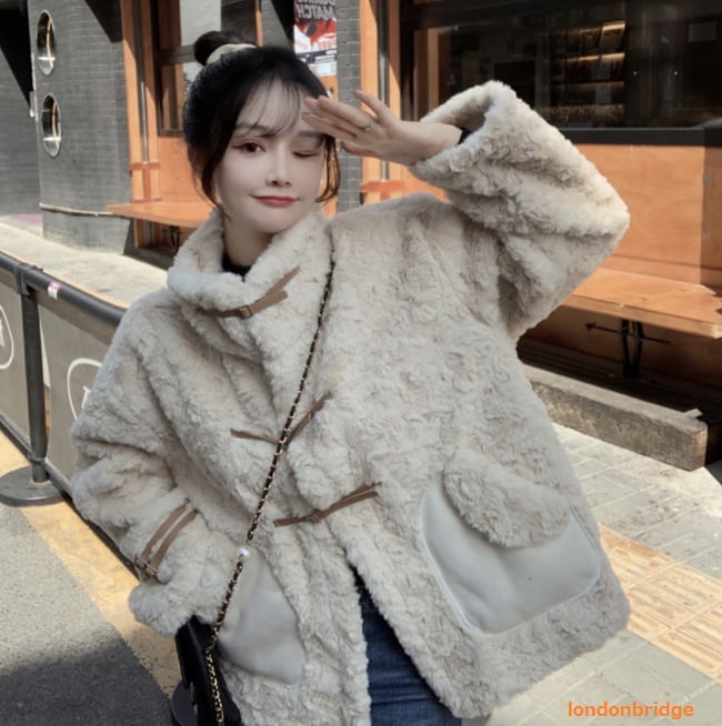 韓国 切り替え ボアフライト ジャケット かわいい おしゃれ A03972EW00533_thumb.jpg