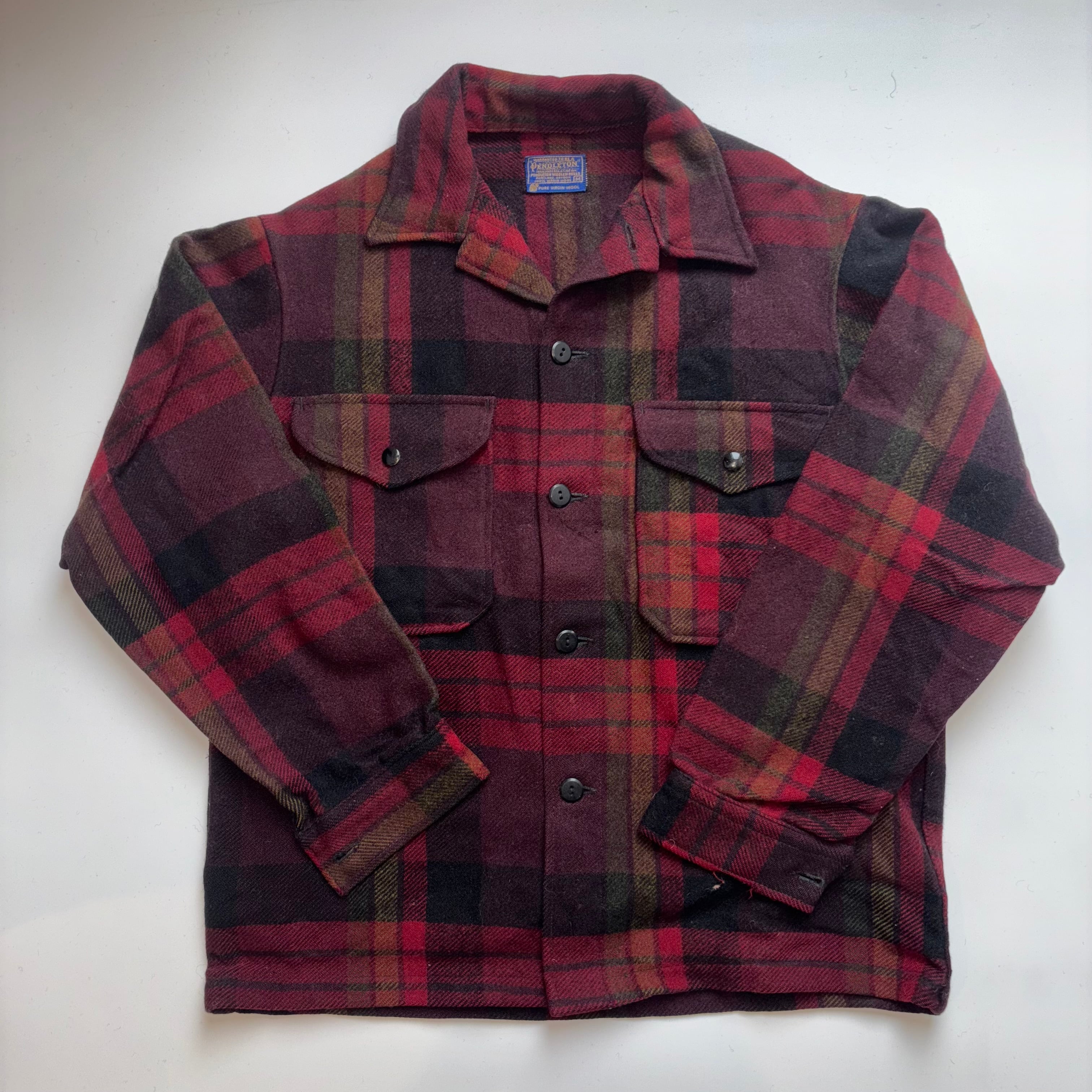50's【USA製】WOOLRICH(ウールリッチ) 503 オンブレチェック柄