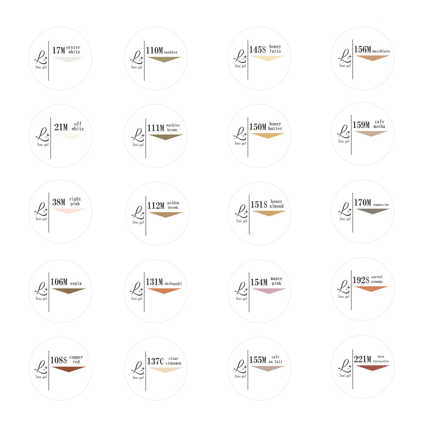 カラージェルセット 第2弾20色セット ジェルネイル ネイル リノジェル