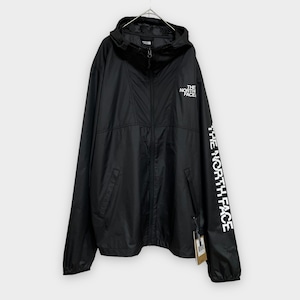 【THE NORTH FACE】新品 未使用 タグ付き オプティカル サイクロン ジャケット US限定 ワンポイント バックプリント グラフィックロゴ  ビッグロゴ 袖プリント L アウトドア ノースフェイス WINDWALL  撥水 防風