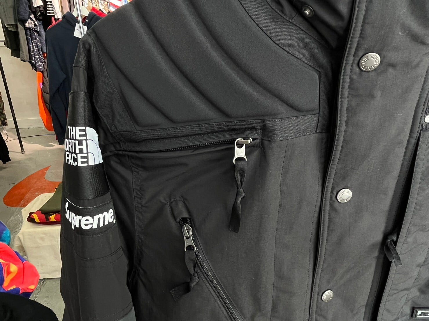 Supreme × THE NORTH FACE STEEPTECH APOGEE JACKET BLACK LARGE 
