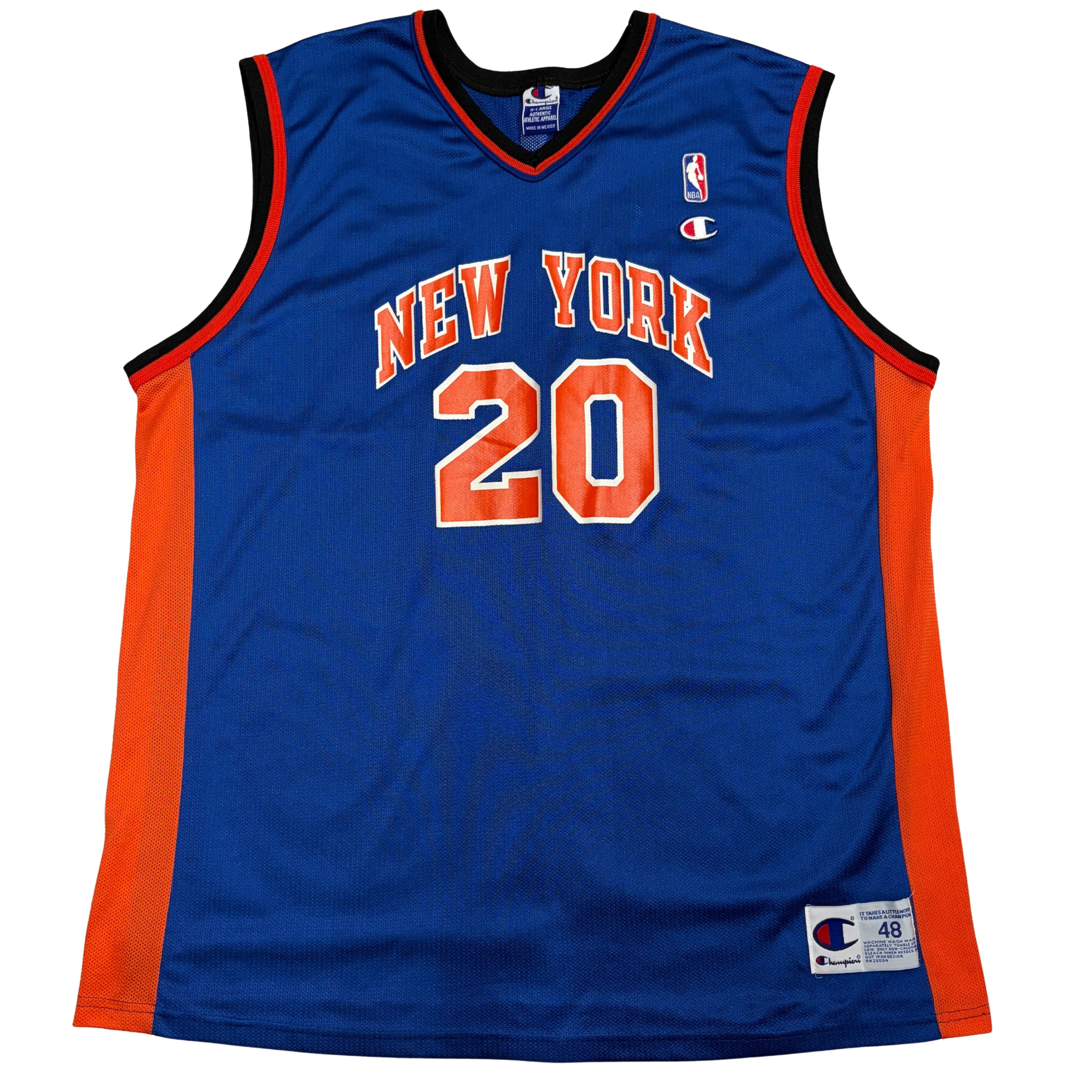 New York Knicks #20 Allan Houston NBA Jersey | TOTAL -VINTAGE SELECT-
