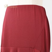 社交ダンス 衣装 Chacott チャコット スカート レッスンウェア レッド系 ピンク系 パープル系 無地 シンプル 練習 レッスン 伸縮 ストレッチ ワインレッド系 赤 紫 上品 アシンメトリー おしゃれ かわいい ダンス衣装 日本製 イベント パーティー
