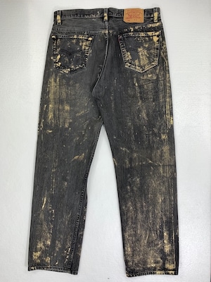 M-158 リーバイス Levis501レギュラーブラック 古着 1992年米国製刻印520  W 90cm(ぐるり）L 73cm（ぐるり）#copri