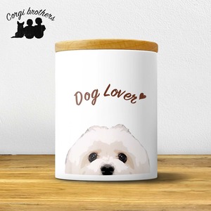 【 マルチーズ 毛色1色 】 キャニスター 保存容器 お家用 プレゼント 犬 ペット うちの子 犬グッズ